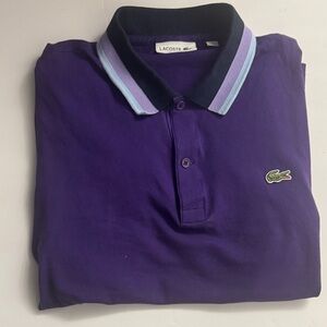 Lacoste Men's Polo Shirt in Deep Purple